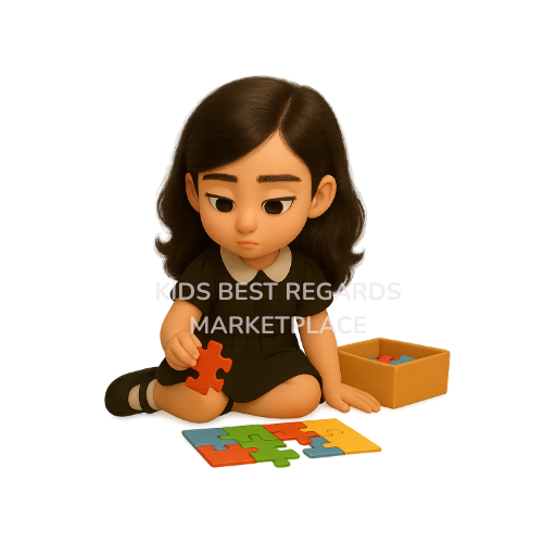 Mia and Ella – Play & Learning Clipart Set (9 PNG Illustrations)