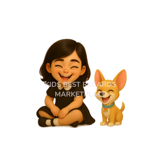 Mia and Ella – Play & Learning Clipart Set (9 PNG Illustrations)